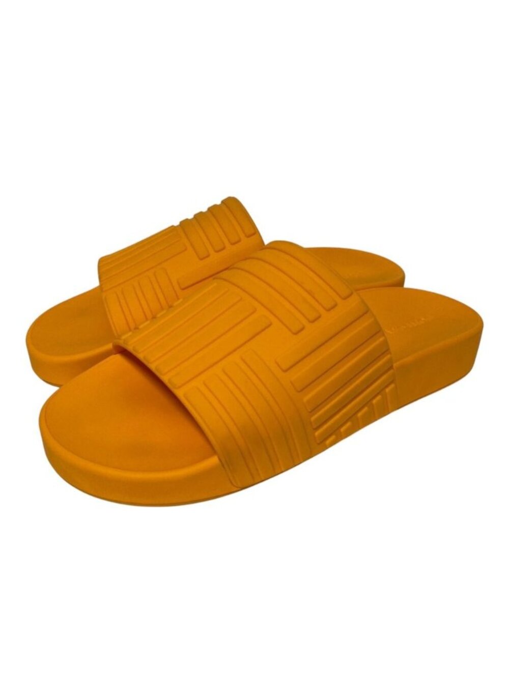 Bottega Veneta Slider Sandal Rubber Slide Sandals 35 Yellow